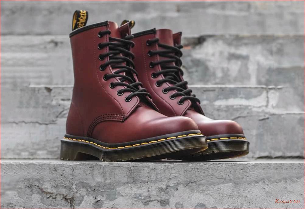 (ботинки, martens, стильная, обувь, характером) Ботинки Dr. Martens: стильная обувь с характером