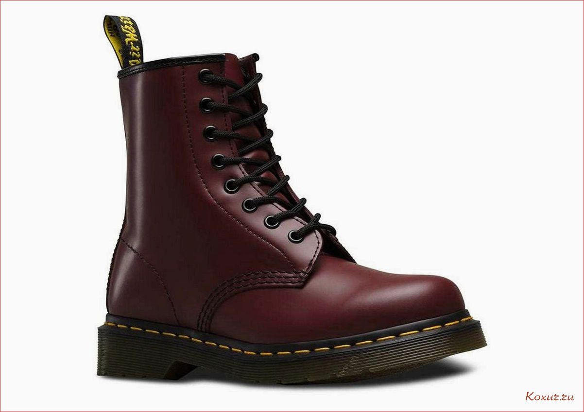 (ботинки, martens, стильная, обувь, характером) Ботинки Dr. Martens: стильная обувь с характером