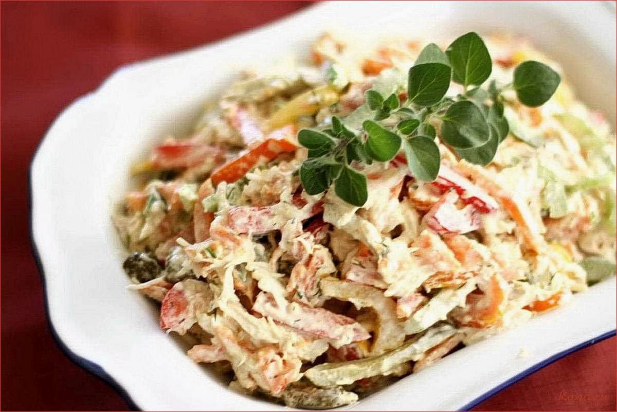 (салат, нежным, куриным, филе, ароматными) Салат с нежным куриным филе и ароматными грибами
