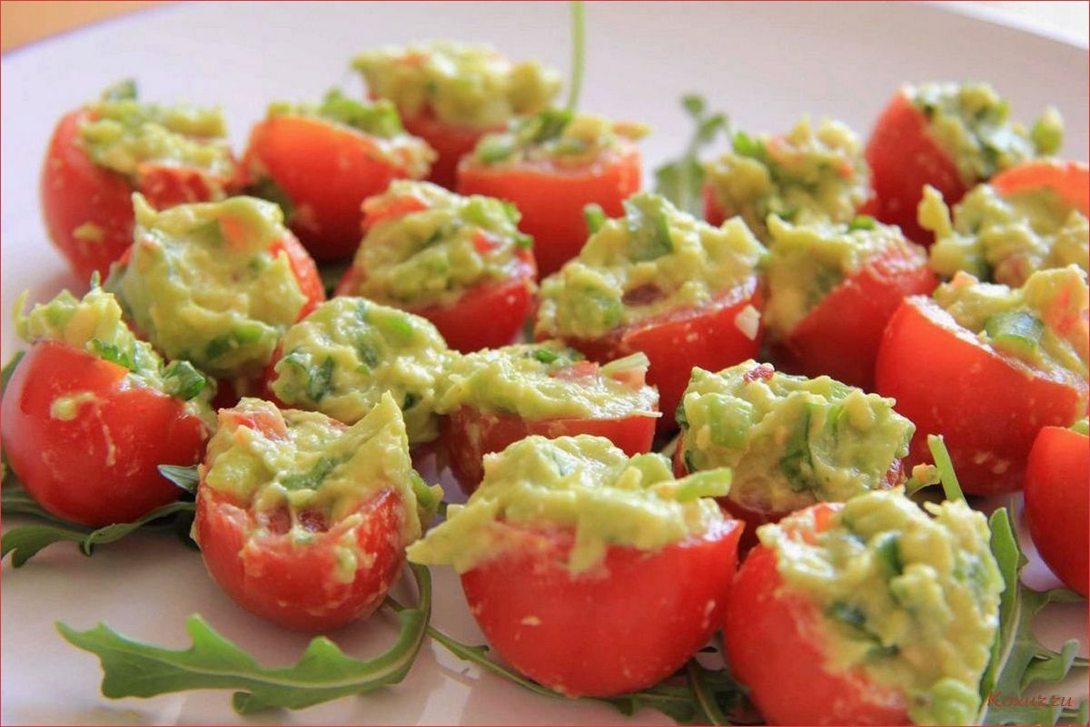 Изысканная и вкусная закуска из авокадо  