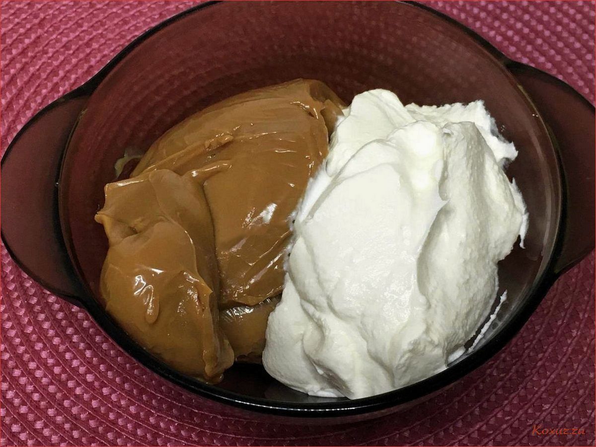 Крем из сгущенки — вкусный и простой рецепт приготовления