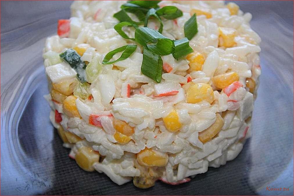Как приготовить вкусный и сытный салат с крабовыми палочками и яйцом 