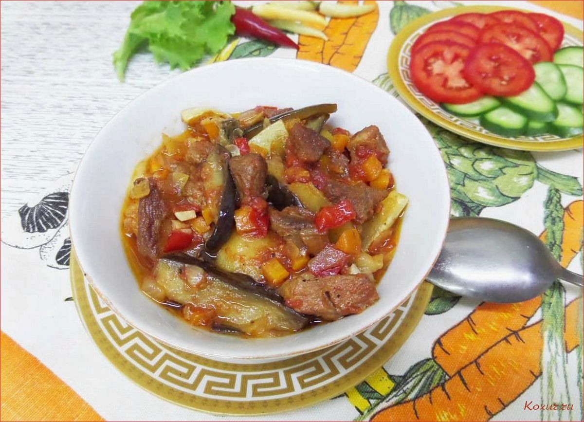Как приготовить вкусное рагу со свининой и кабачками 