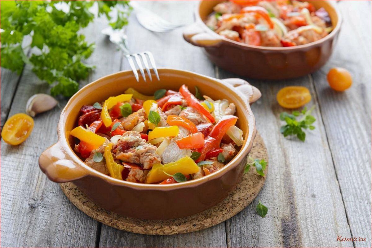 Как приготовить вкусное рагу со свининой и кабачками 