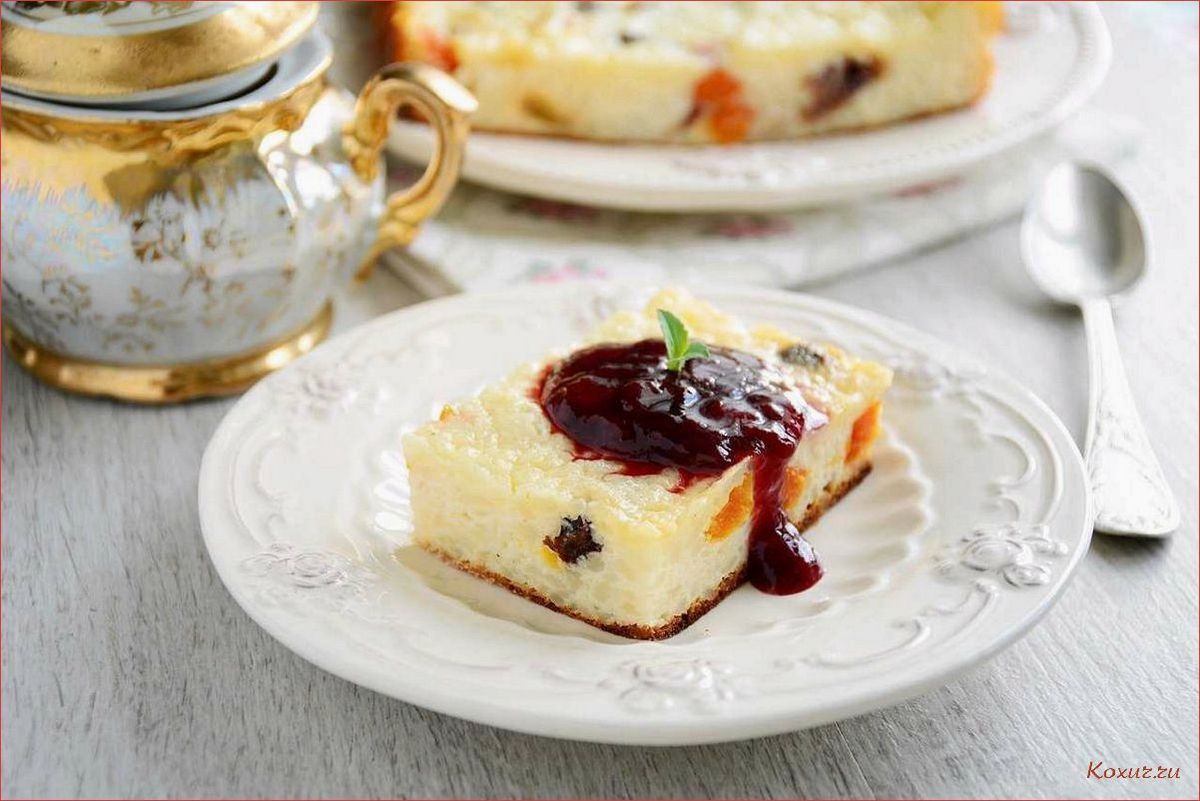 Рисовый пудинг на завтрак — вкусное и питательное блюдо  