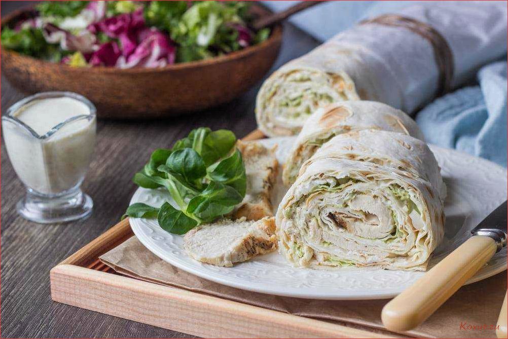 Рулет с копченой курицей — нежное мясо и ароматный дым  
