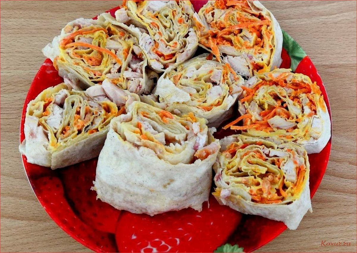 Рулет с копченой курицей — нежное мясо и ароматный дым  