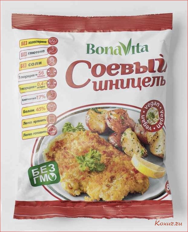 Рецепт приготовления вкуснейшего соевого шницеля с хрустящей корочкой  