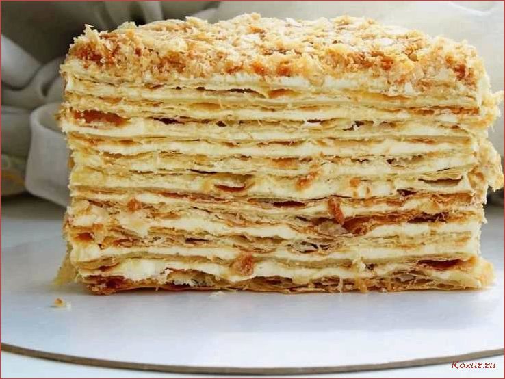 (приготовить, вкуснейший, торт, слоеного, теста) Как приготовить вкуснейший торт из слоеного теста со сгущенкой