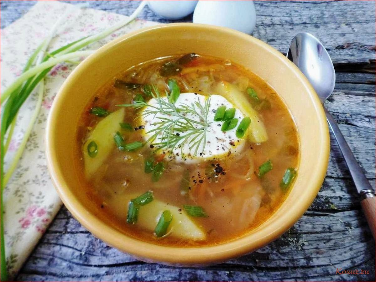 (мучной, подболткой, приготовить, вкусный, сытный) Щи с мучной подболткой — как приготовить вкусный и сытный ухушуху